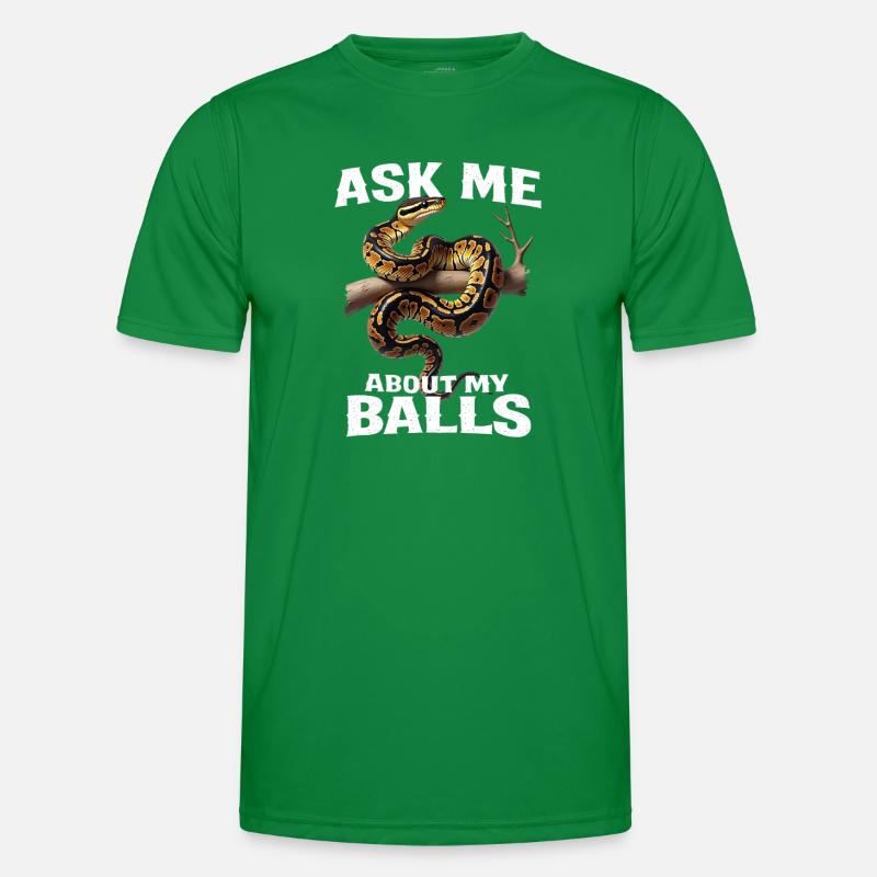 Python roi Serpents Amateurs de terrarium Python T-shirt sport Homme