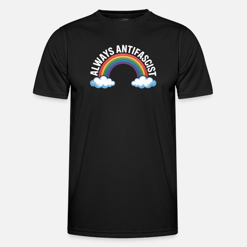 Always Antifascist - Antifa Tee - Men's Functional T-Shirt - black
