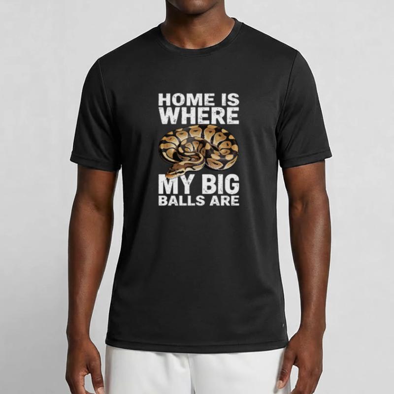 Königspython Schlangen Liebhaber Terrarium Python Männer Funktions-T-Shirt