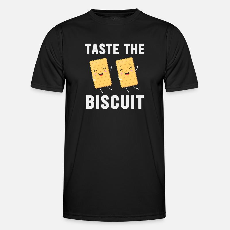 Probieren Sie das Biscuit-Duo - Männer Funktions-T-Shirt - Schwarz