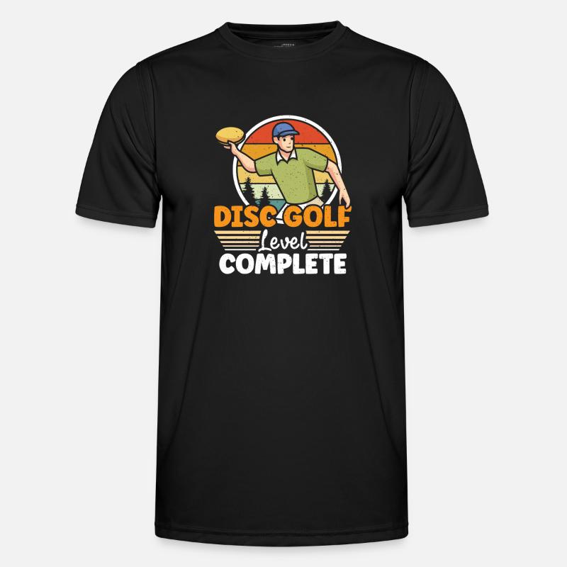 Disc Golf Geschenke Discgolf - Männer Funktions-T-Shirt - Schwarz