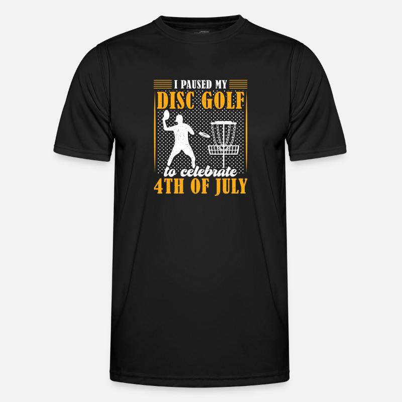 Disc Golf Geschenke Discgolf - Männer Funktions-T-Shirt - Schwarz
