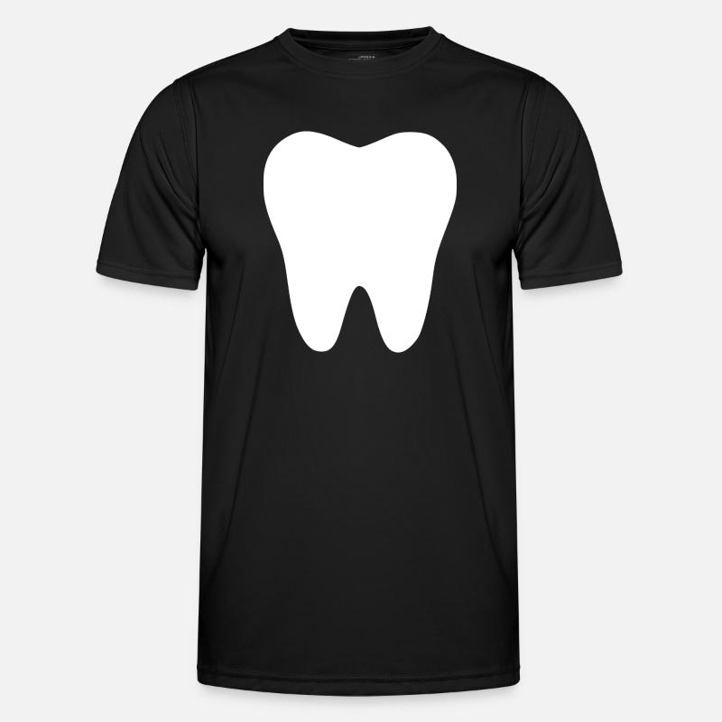 Tooth, Teeth, Dentist Gift - Men's Functional T-Shirt - black