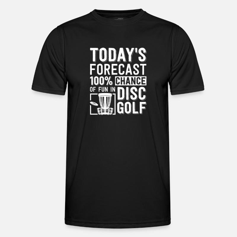 Disc Golf Geschenke Discgolf - Männer Funktions-T-Shirt - Schwarz