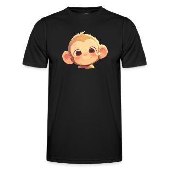 Macaque Macaque - Men's Functional T-Shirt - black - Front - AI Model Male 178 dark (178cm)