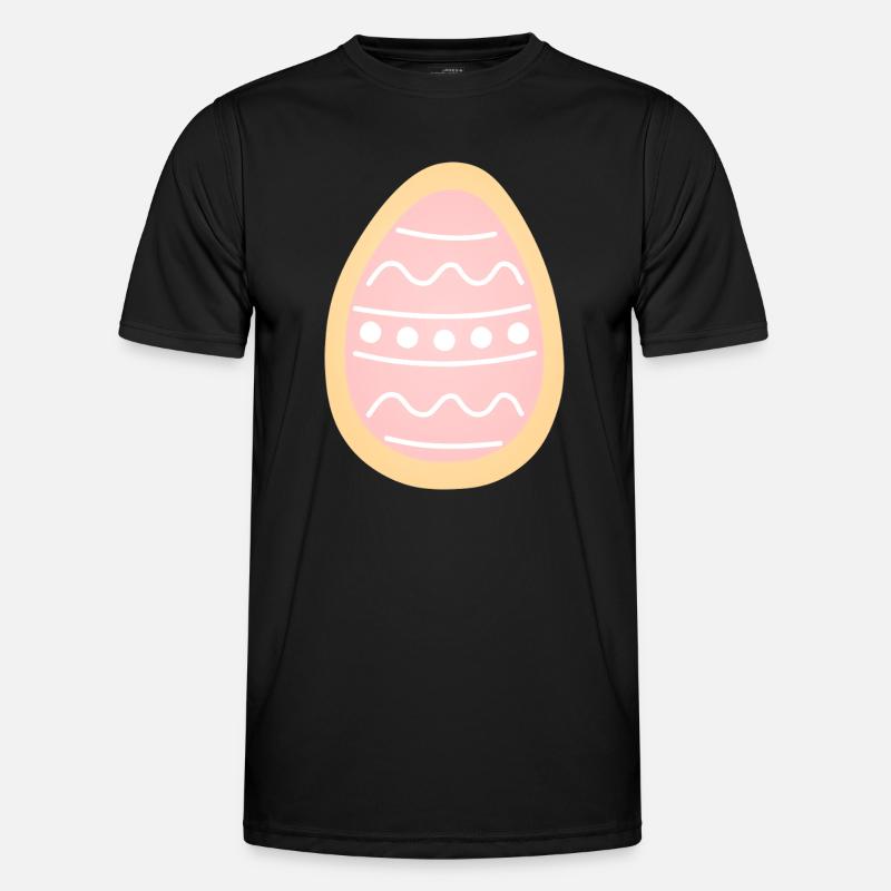 Pastel Easter Egg Cookie - Men's Functional T-Shirt - black