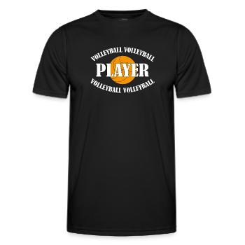 Volleyball Player - Men's Functional T-Shirt - black - Front - AI Model Male 178 dark (178cm)