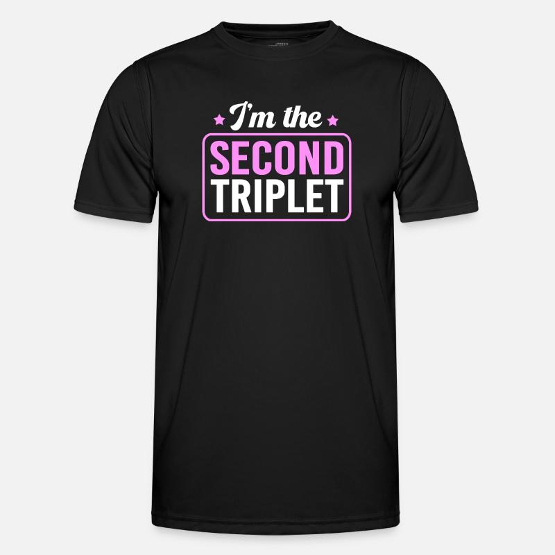 Trillinger - Funktionsshirt til herrer - sort
