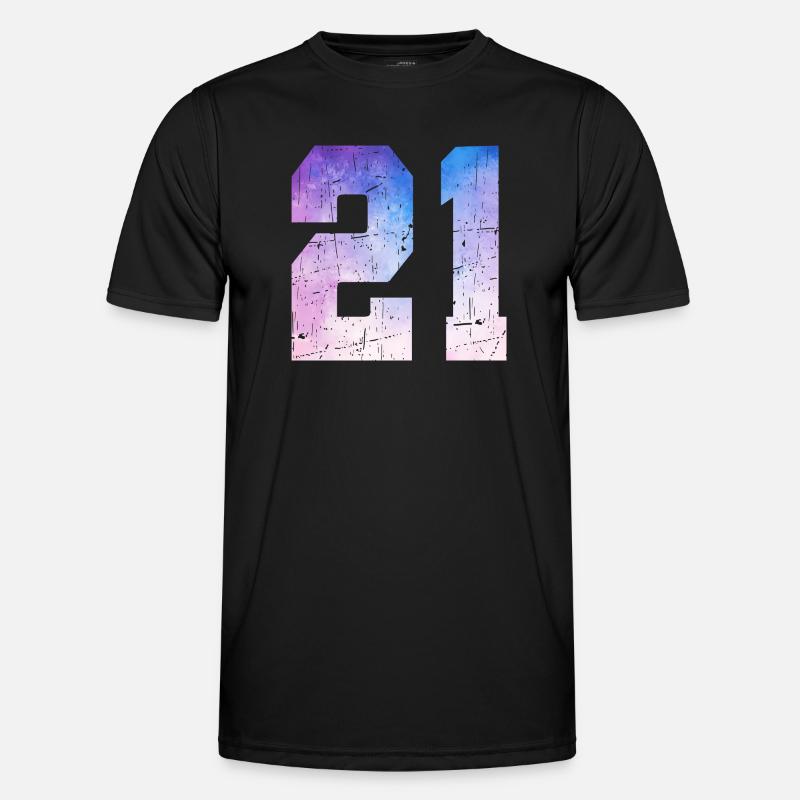 Issue 21 – 21st Anniversary Gift - Men's Functional T-Shirt - black
