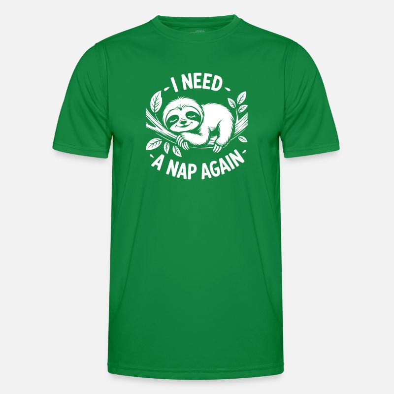 Faultier Modus An Männer Funktions-T-Shirt