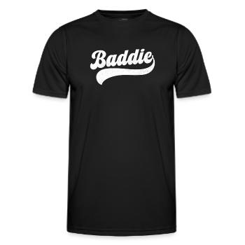 Baddie - Men's Functional T-Shirt - black - Front - AI Model Male 178 dark (178cm)