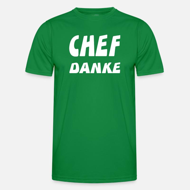 Chef Männer Funktions-T-Shirt