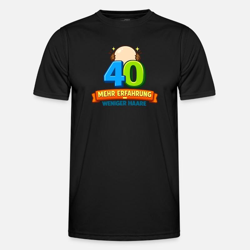 40 More experience Less hair Men's Functional T-Shirt
