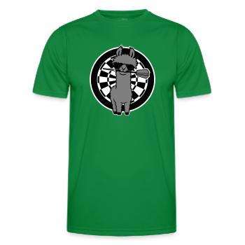 Lunettes de soleil Cool Lama Dart Dart Sweet - T-shirt sport Homme - vert - Devant - AI Model Male 178 dark (178cm)