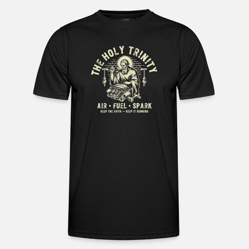 Holy Trinity Engine Spark - Men's Functional T-Shirt - black