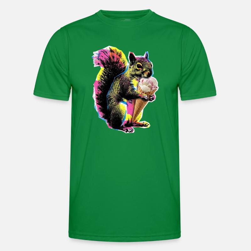 Eichhörnchen Eis Men's Functional T-Shirt