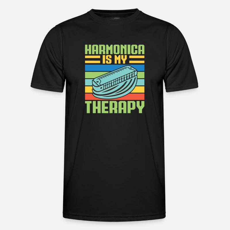 Drôle d’harmonica, c’est mon harmonica de thérapie T-shirt sport Homme