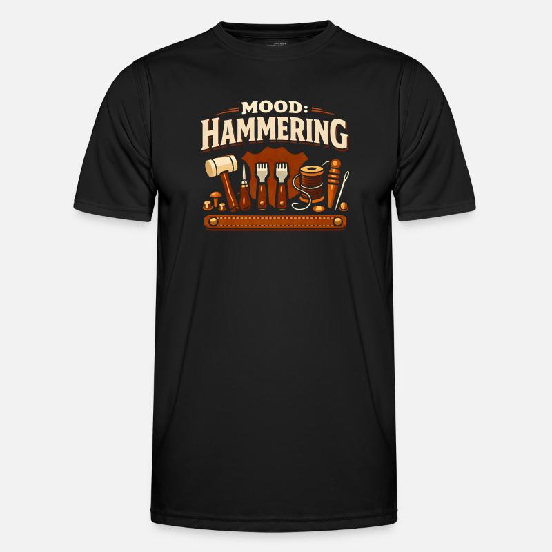Tuning: Hammering | Leather Tools Men's Functional T-Shirt
