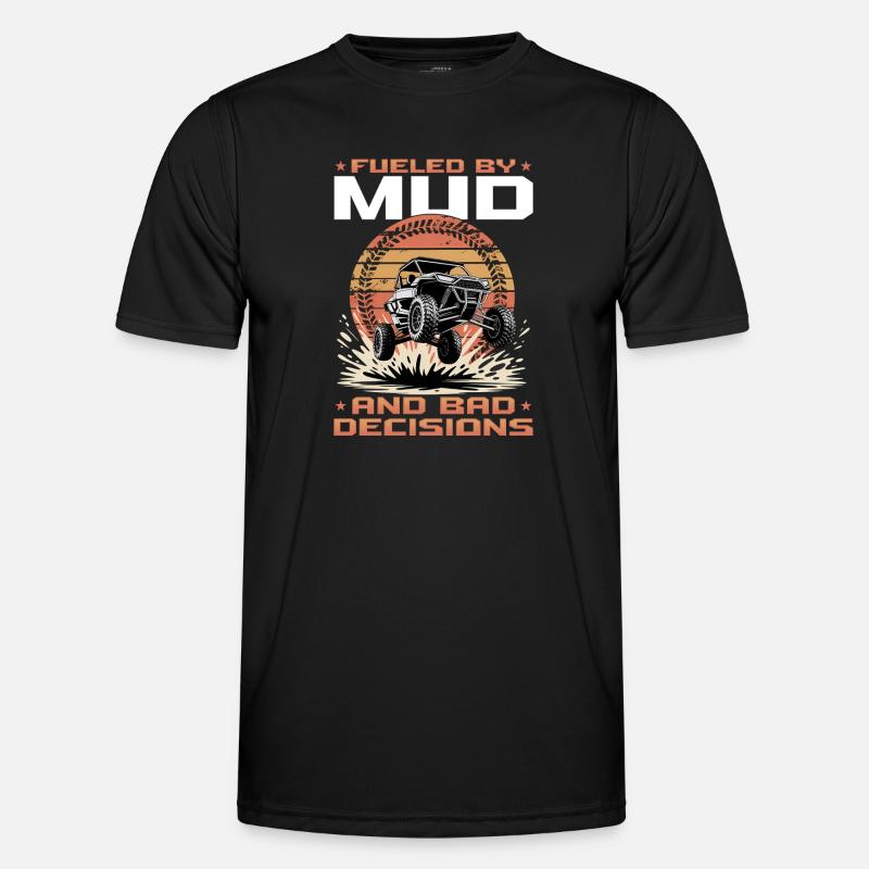 UTV Off Road 4 Wheeler Side by side Men's Functional T-Shirt