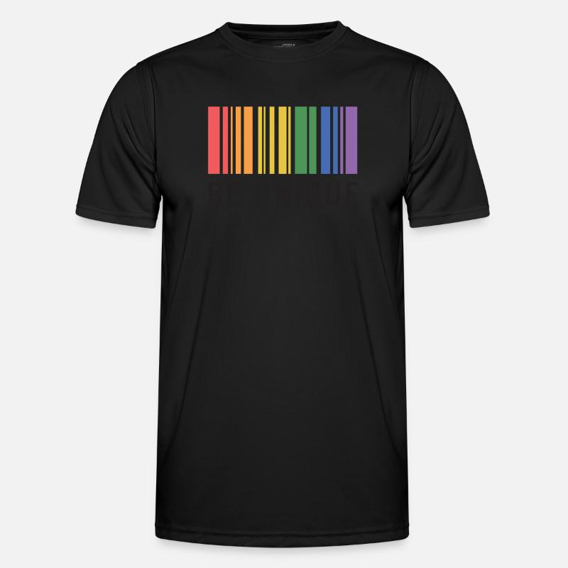 LGBT-Pride-Monat – Sei einzigartig - Männer Funktions-T-Shirt - Schwarz