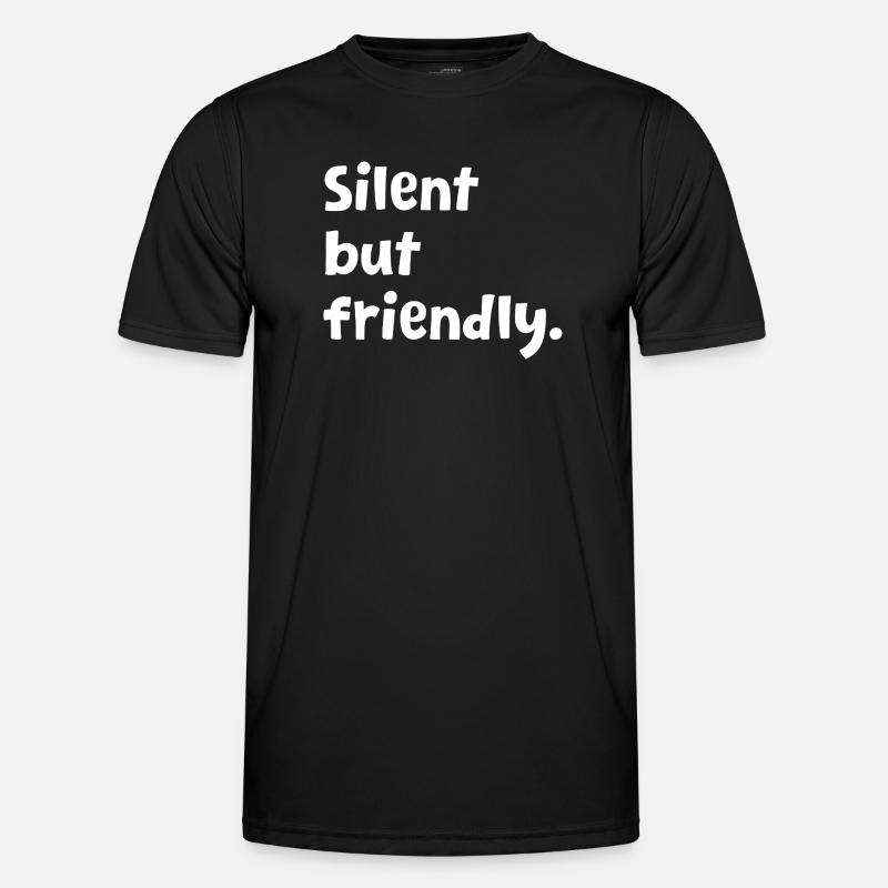Introvert - Funny Introvert Design - Sarcastic - Men's Functional T-Shirt - black