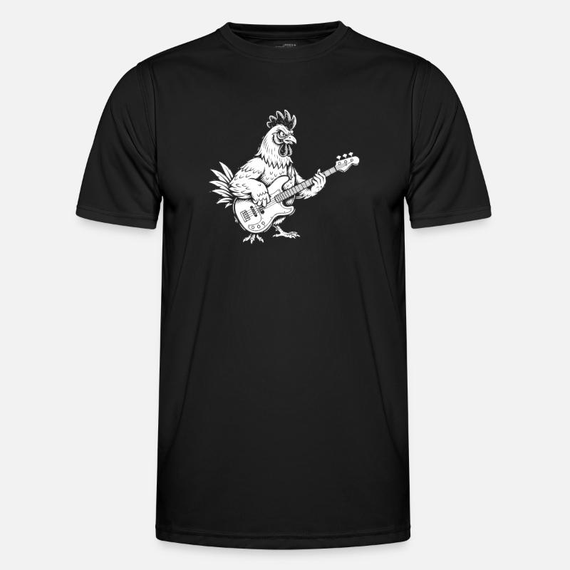 Cloud Forest Silhouette Mono - Men's Functional T-Shirt - black