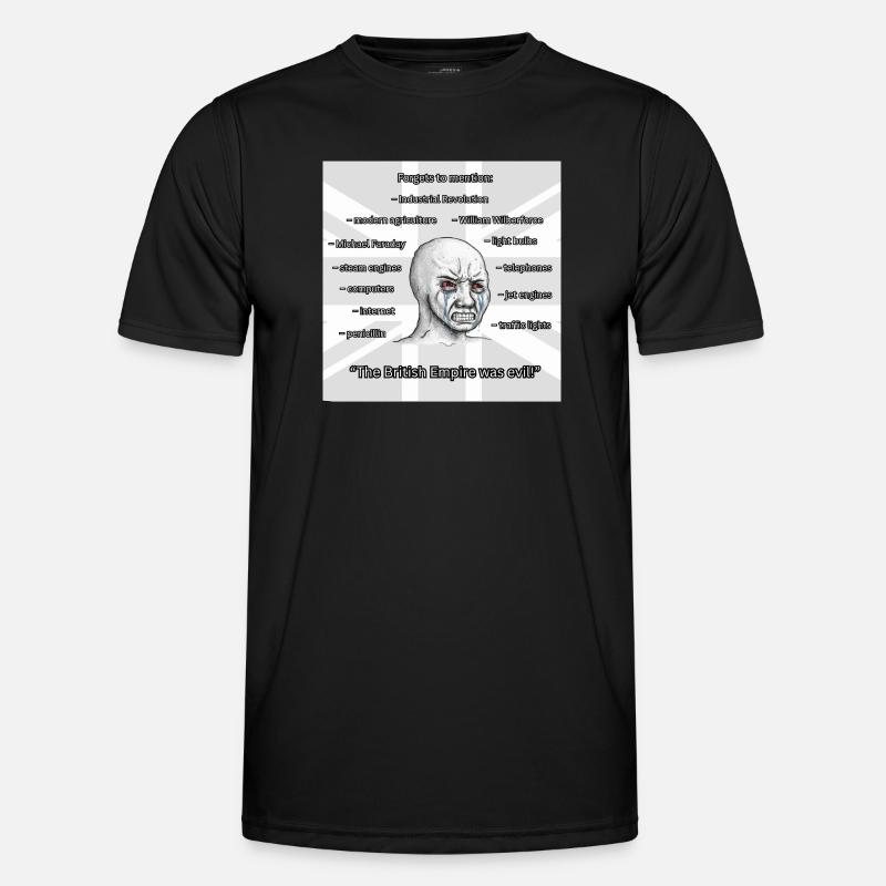 PROBRITAIN3 - Männer Funktions-T-Shirt - Schwarz