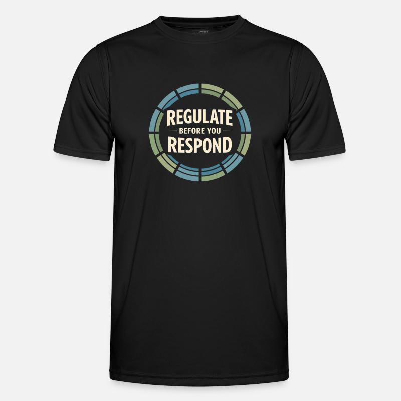 Somatic Healing Somatic Therapy - Men's Functional T-Shirt - black