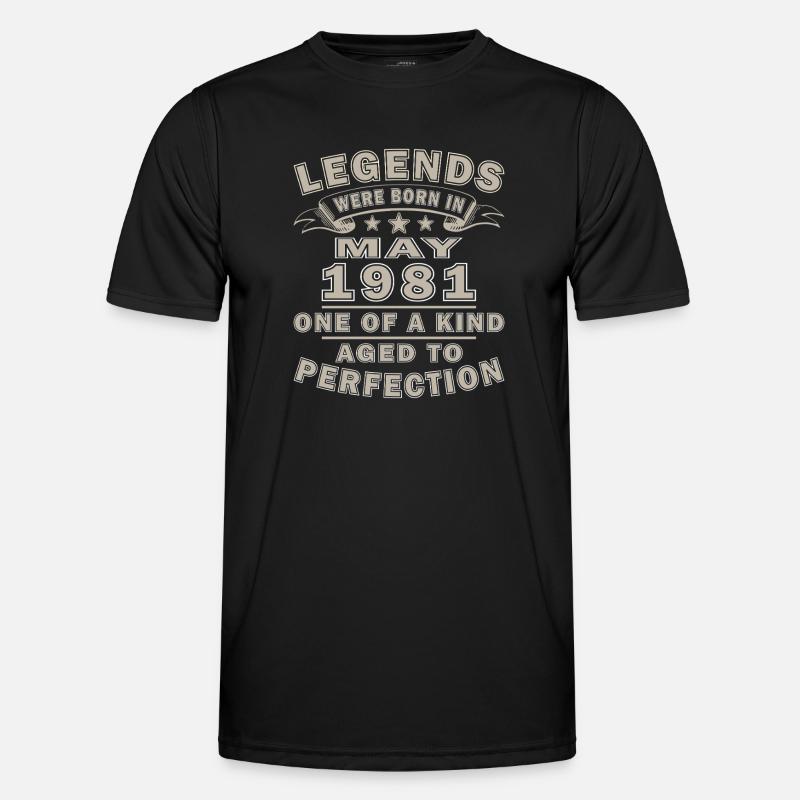 May 1981 - May 1981 - Men's Functional T-Shirt - black