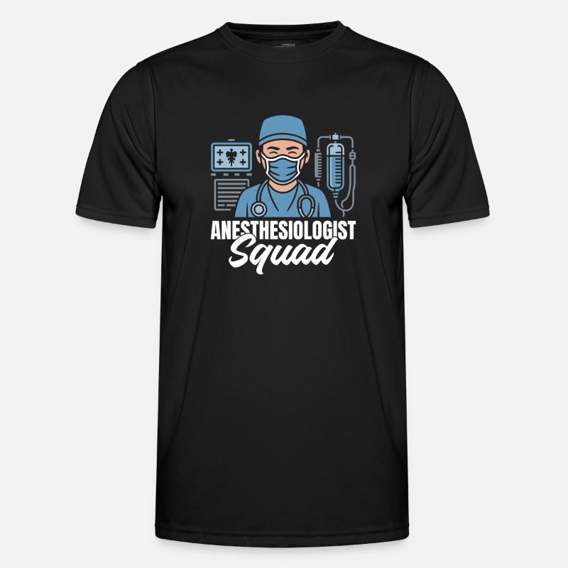 Anesthesiologist Squad Anesthesia - Men's Functional T-Shirt - black