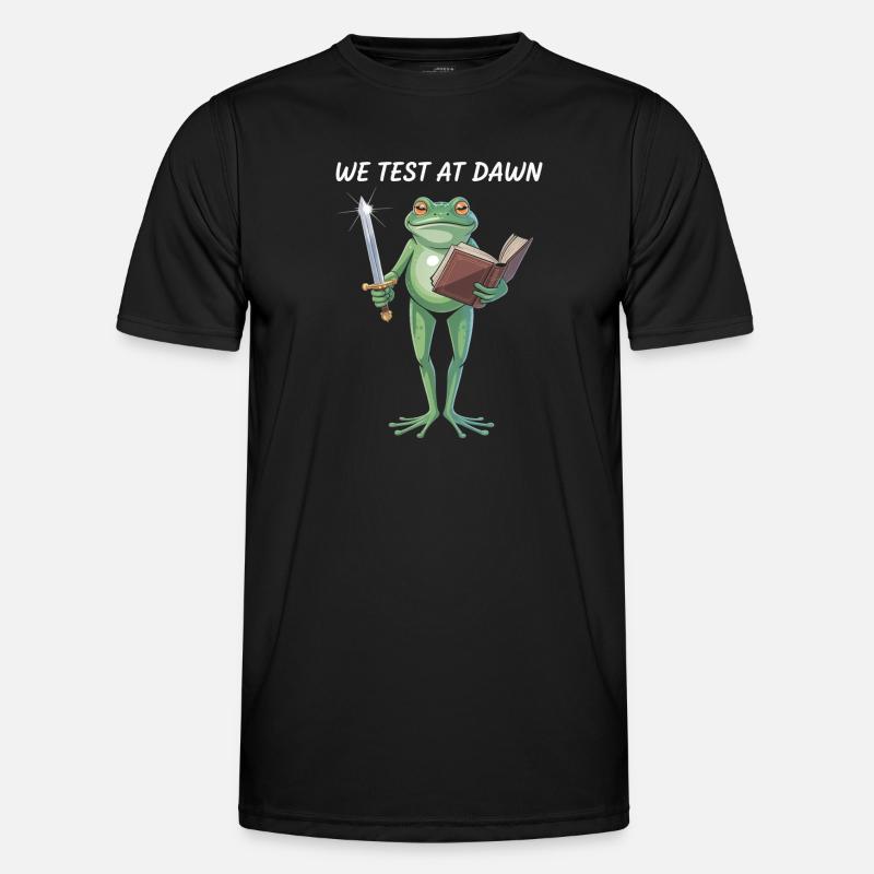 Dawn Test Frog Warrior - Men's Functional T-Shirt - black