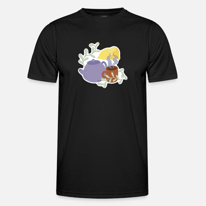 Lemon tea - Men's Functional T-Shirt - black