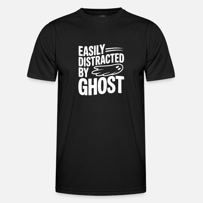 Easily Distracted by Ghost - Men's Functional T-Shirt - black