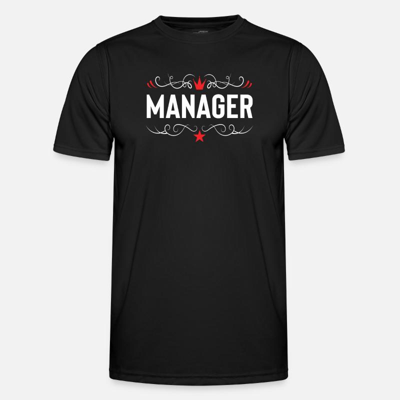 Manager Profession - Men's Functional T-Shirt - black