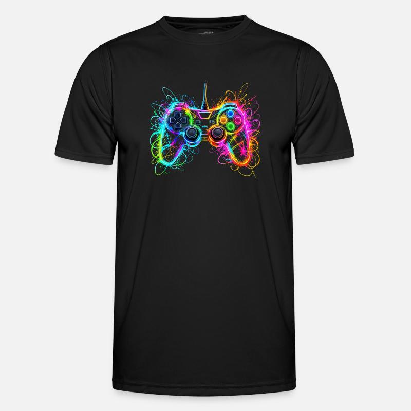 Gaming Controller Gamer - Men's Functional T-Shirt - black
