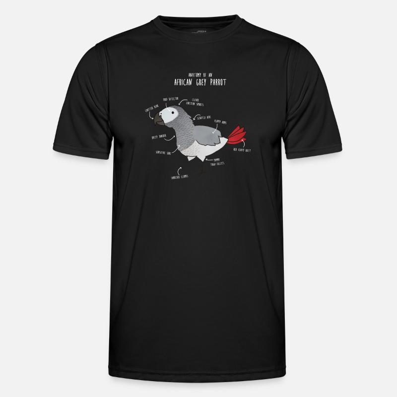 Anatomie du python royal - T-shirt sport Homme - noir