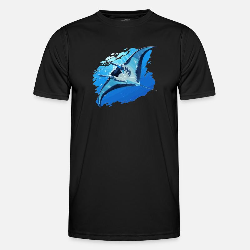 Rays Manta Rays - Men's Functional T-Shirt - black