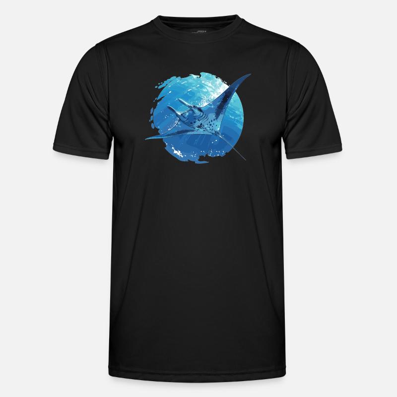 Rays Manta Rays - Men's Functional T-Shirt - black