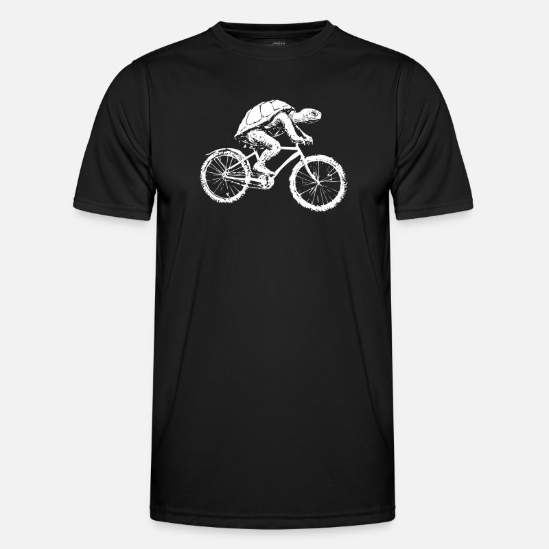 Bicycle Turtle - Men's Functional T-Shirt - black