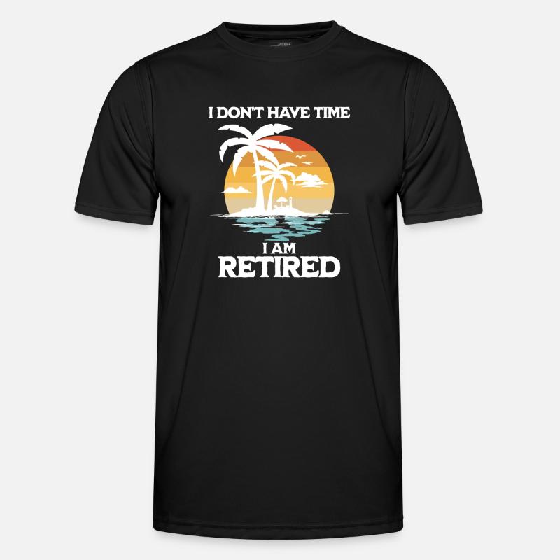Retired No Time - Men's Functional T-Shirt - black