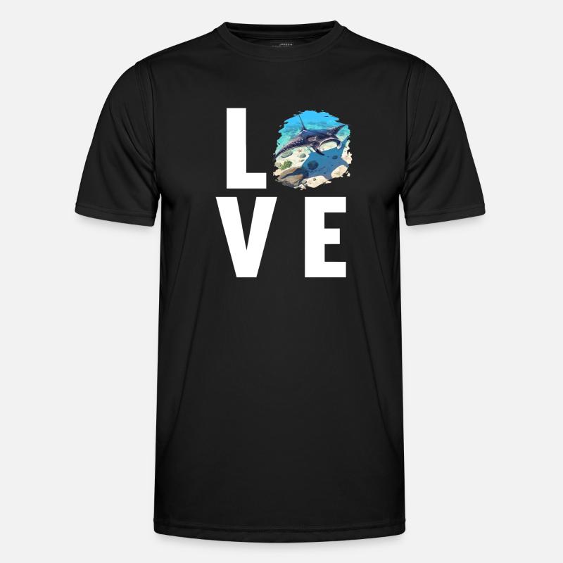 Rays Manta Rays - Men's Functional T-Shirt - black