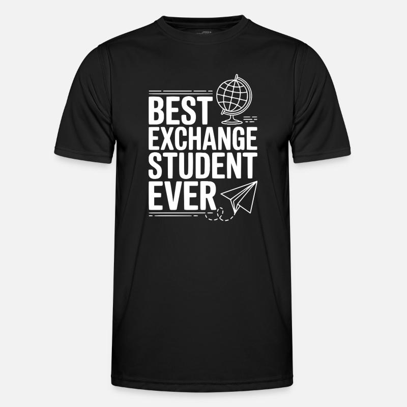 Best Exchange Student Ever - Men's Functional T-Shirt - black