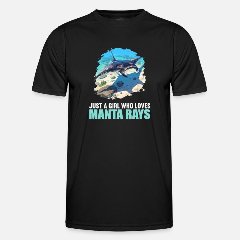 Rays Manta Rays - Men's Functional T-Shirt - black