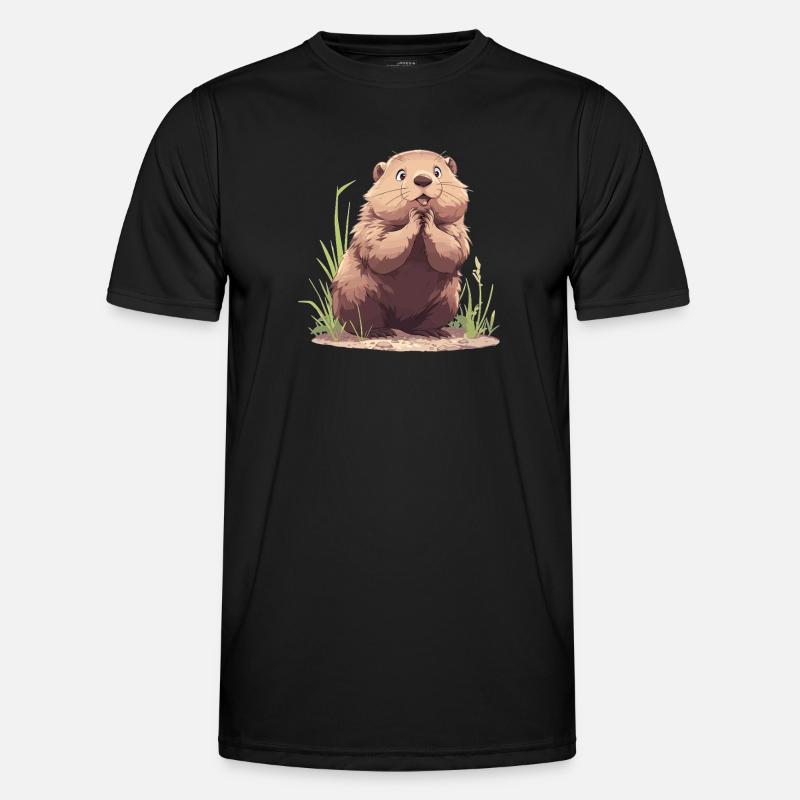 Marmots Groundhog - Men's Functional T-Shirt - black