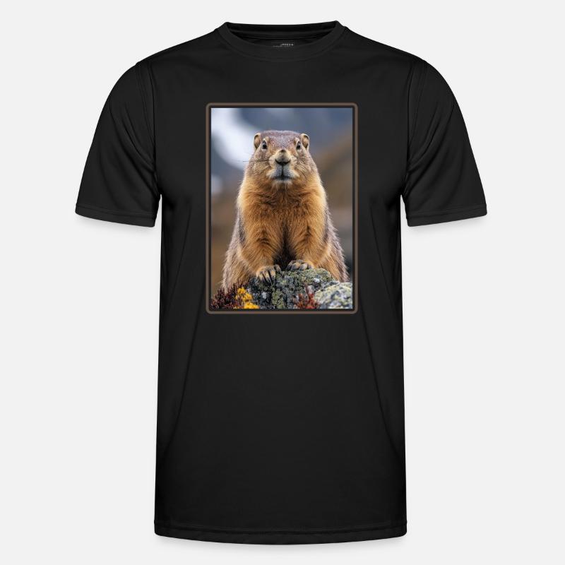 Marmots Groundhog - Men's Functional T-Shirt - black
