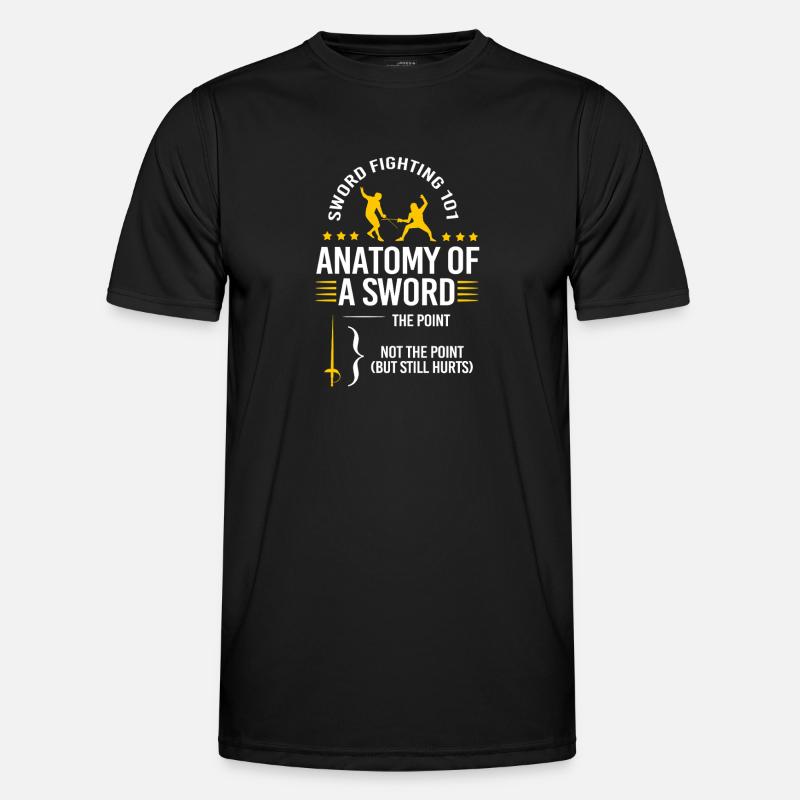fencing - Men's Functional T-Shirt - black