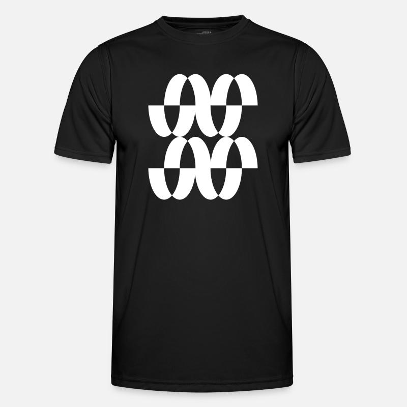 Interlaced Ring Mesh - Men's Functional T-Shirt - black