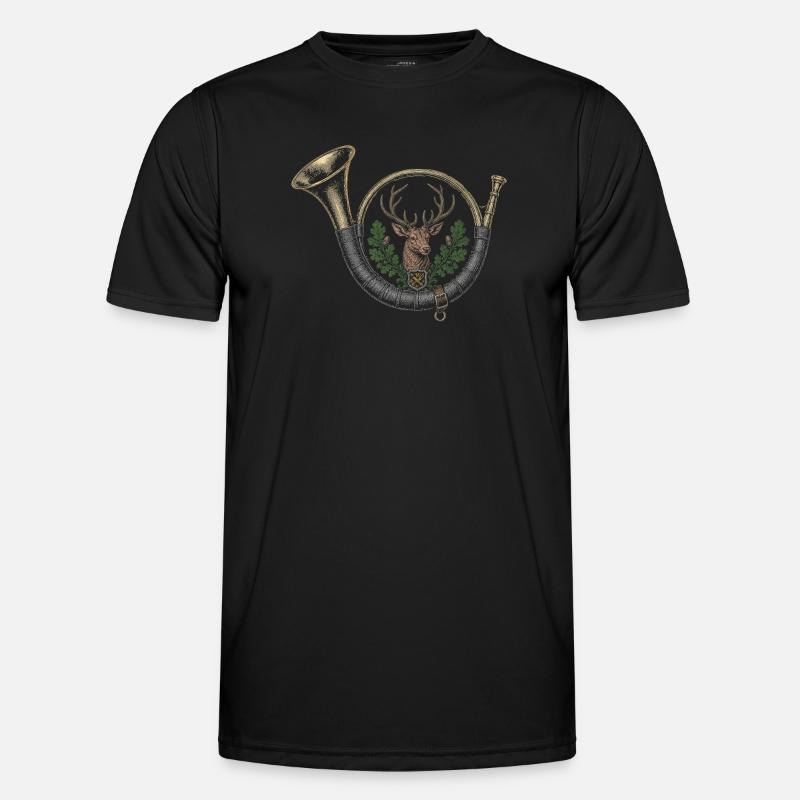 bugle - Men's Functional T-Shirt - black
