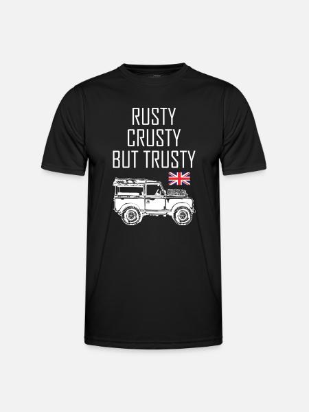 Rusty_Crusty_but_Trusty - Men's Functional T-Shirt - black