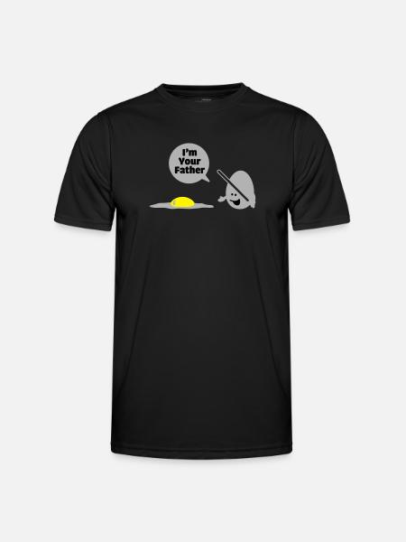 egg vader - Men's Functional T-Shirt - black